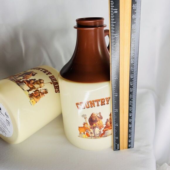 2 Disney Parks Country Bears Jamboree Plastic Drinking Sipper Jug Retired NO LID - Picture 6 of 6